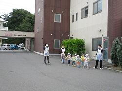 エルキューブ保育園の子供達
