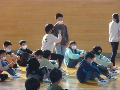 各学年の代表の感想